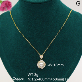 F6N408284ahjb-K182  Fashion Copper Necklace