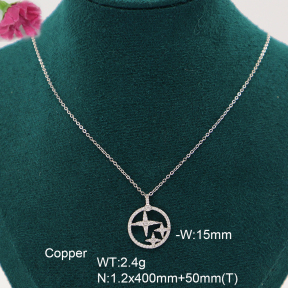F6N408293bhia-K182  Fashion Copper Necklace