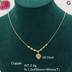 F6N408294vhkb-K182  Fashion Copper Necklace