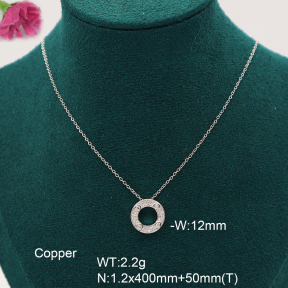 F6N408296bhia-K182  Fashion Copper Necklace
