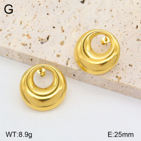 2E2005485bbov-749  Stainless Steel Earrings