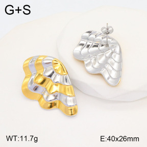 2E2005500bbov-434  Stainless Steel Earrings