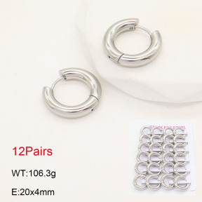 2E2005521ajma-387  Stainless Steel Earrings
