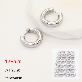 2E2005522ajma-387  Stainless Steel Earrings