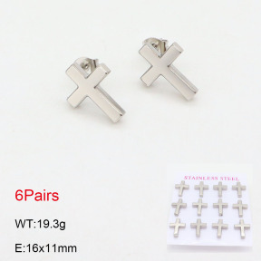 2E2005534vhov-436  Stainless Steel Earrings
