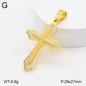 2P2003900bbov-436  Stainless Steel Pendant