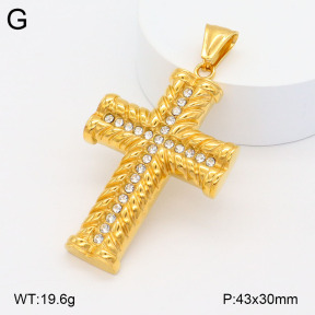 2P4001051bhia-436  Stainless Steel Pendant