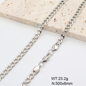 6N2004901bbov-452  Stainless Steel Necklace