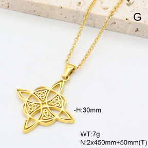 6N2004914bhva-452  Stainless Steel Necklace