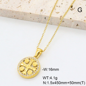 6N4004355bhva-452  Stainless Steel Necklace