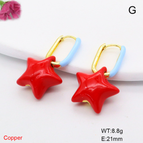 F6E301944vhha-L002  Fashion Copper Earrings