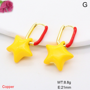 F6E301947vhha-L002  Fashion Copper Earrings