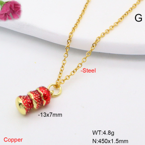 F6N200712avja-L002  Fashion Copper Necklace