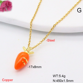 F6N200713avja-L002  Fashion Copper Necklace
