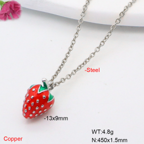F6N200714avja-L002  Fashion Copper Necklace