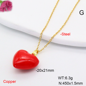 F6N200727baka-L002  Fashion Copper Necklace