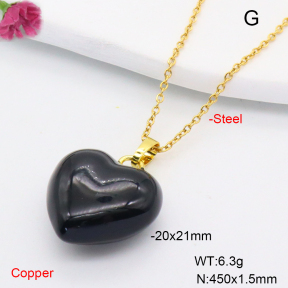F6N200728baka-L002  Fashion Copper Necklace