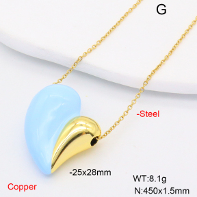 F6N200736aakl-L002  Fashion Copper Necklace