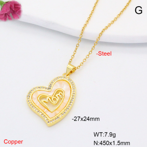 F6N408301ablb-L002  Fashion Copper Necklace