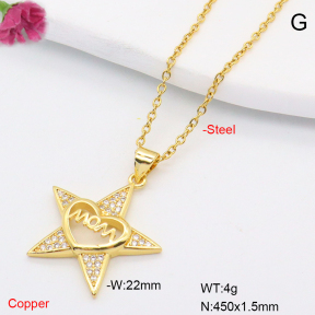 F6N408308aajl-L002  Fashion Copper Necklace