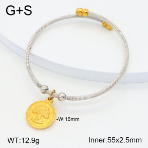 2BA201805bhia-722  Stainless Steel Bangle