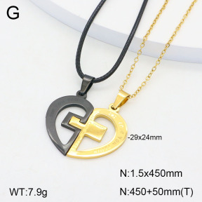 2N3002333aajo-413  Stainless Steel Necklace