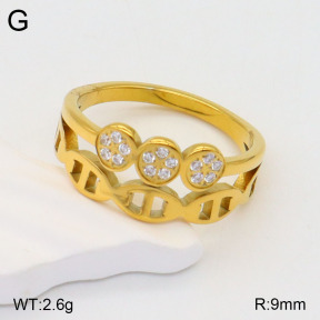 2R4001353bhva-328  6-9#  Stainless Steel Ring