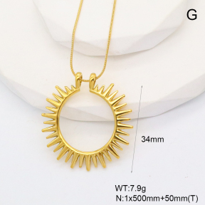 GEN001879bhva-066  Handmade Polished  Stainless Steel Necklace