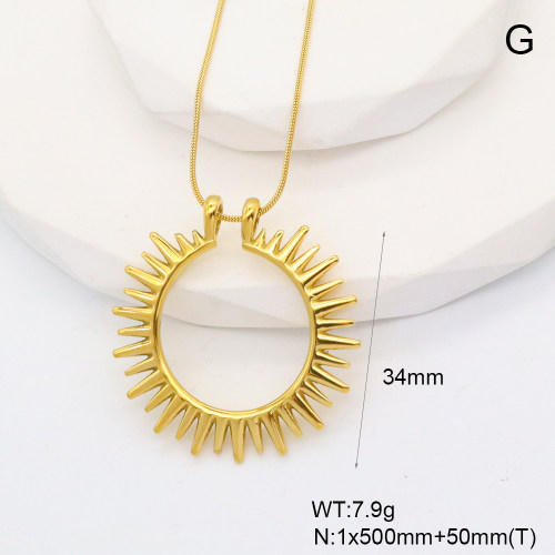 GEN001879bhva-066  Handmade Polished  Stainless Steel Necklace