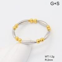 GER001313vhha-066  6-8#  Handmade Polished  Stainless Steel Ring