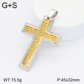 2P2003921bbov-367  Stainless Steel Pendant