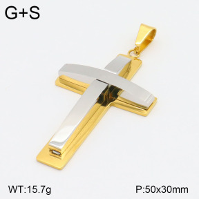 2P2003928bbov-367  Stainless Steel Pendant