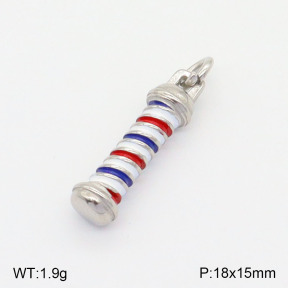 2P3000590bbov-769  Stainless Steel Pendant