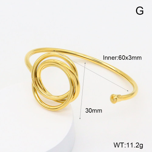 GEB000773bhia-066  Handmade Polished  Stainless Steel Bangle  BC25050033B