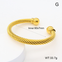 GEB000775bhia-066  Handmade Polished  Stainless Steel Bangle  BC25050034B