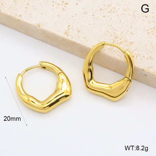 GEE002561bhia-066  Handmade Polished  Stainless Steel Earrings  BC24110258E