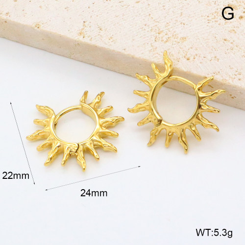 GEE002562bhia-066  Handmade Polished  Stainless Steel Earrings  BC25030011E