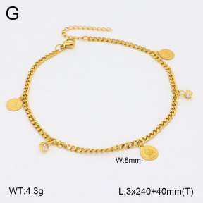 2A9001540vbmb-696  Stainless Steel Anklets