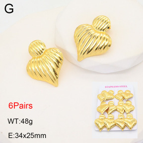 2E2005588vhmo-446  Stainless Steel Earrings