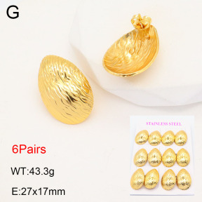 2E2005590vhmo-446  Stainless Steel Earrings