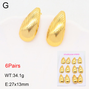 2E2005593vhmo-446  Stainless Steel Earrings