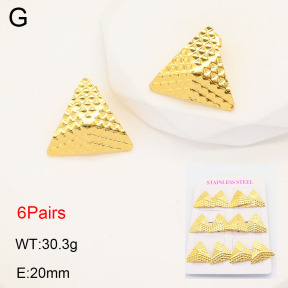 2E2005595vhmo-446  Stainless Steel Earrings