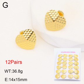 2E2005596ajjm-446  Stainless Steel Earrings