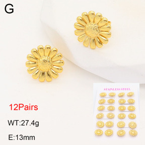 2E2005599ajjm-446  Stainless Steel Earrings