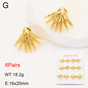 2E2005601vhmo-446  Stainless Steel Earrings