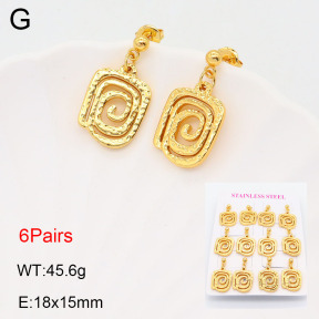 2E2005603vhpo-446  Stainless Steel Earrings