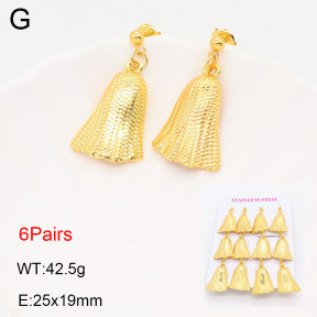 2E2005608vhpo-446  Stainless Steel Earrings
