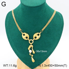 2N3002340ahlv-666  Stainless Steel Necklace