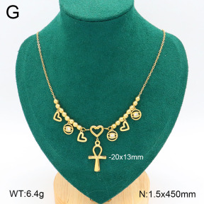 2N4003694ahlv-666  Stainless Steel Necklace
