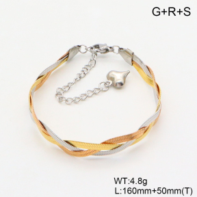 6B2004327vbnb-749  Stainless Steel Bracelet